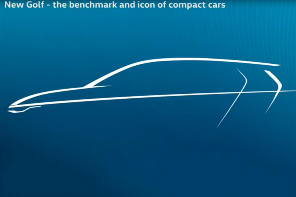 Volkswagen Golf teaser Volkswagen Golf teaser