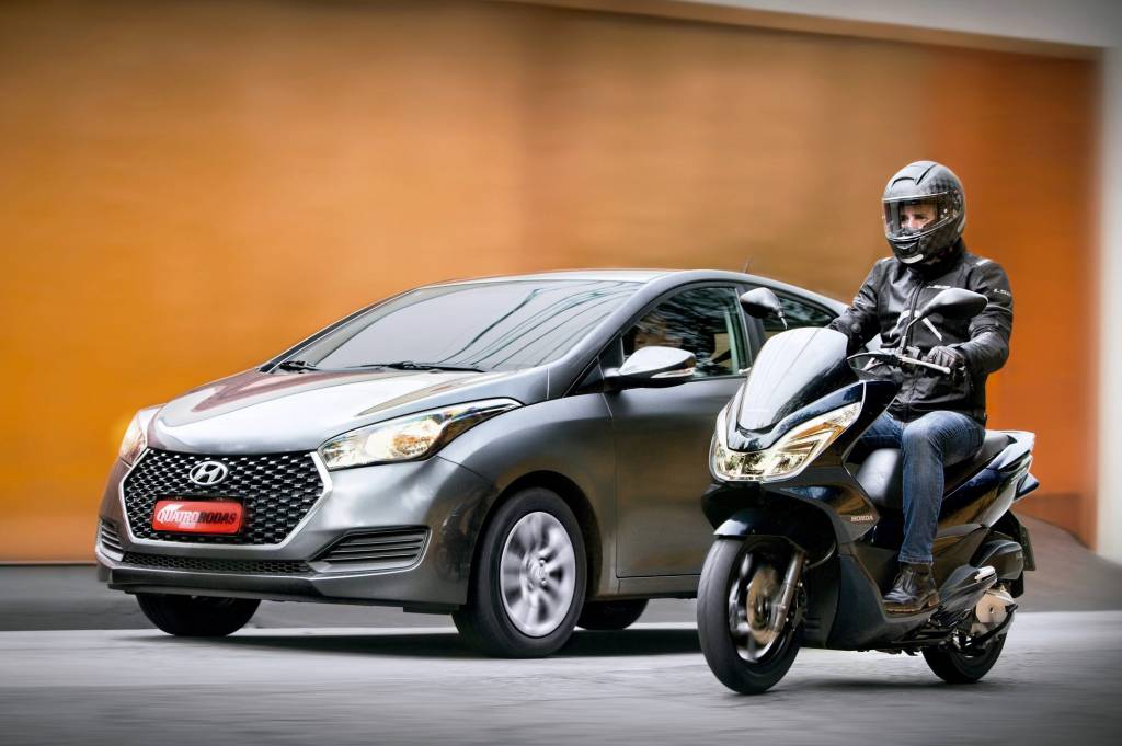 Automóvel e motocicleta da Honda. Automóvel e motocicleta da Honda.