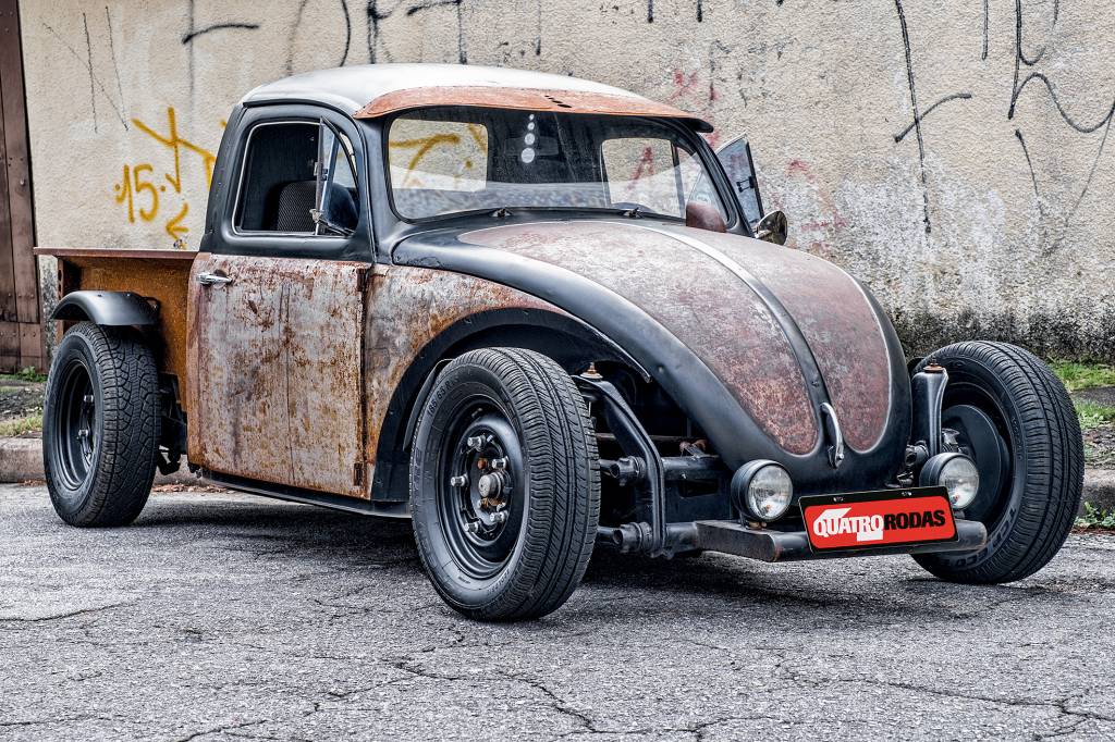Oficina cria hot rods enferrujados de até R$ 100 mil com base de Fusca