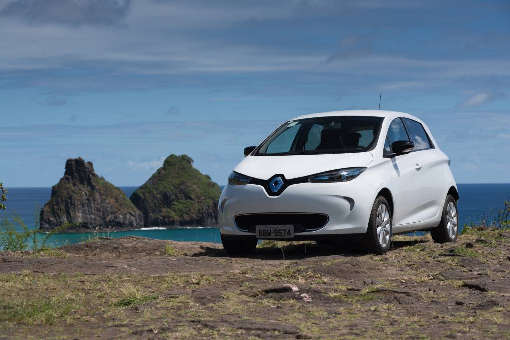 Renault Zoe em Fernando de Noronha Renault Zoe em Fernando de Noronha
