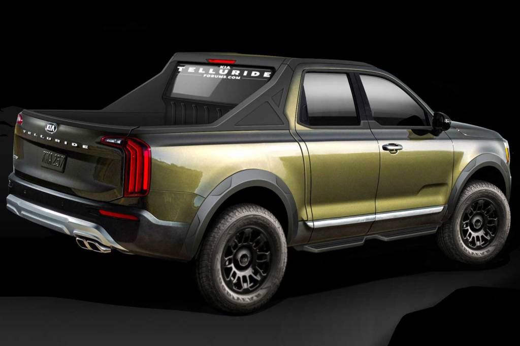 Kia Telluride projeção picape Kia Telluride projeção picape
