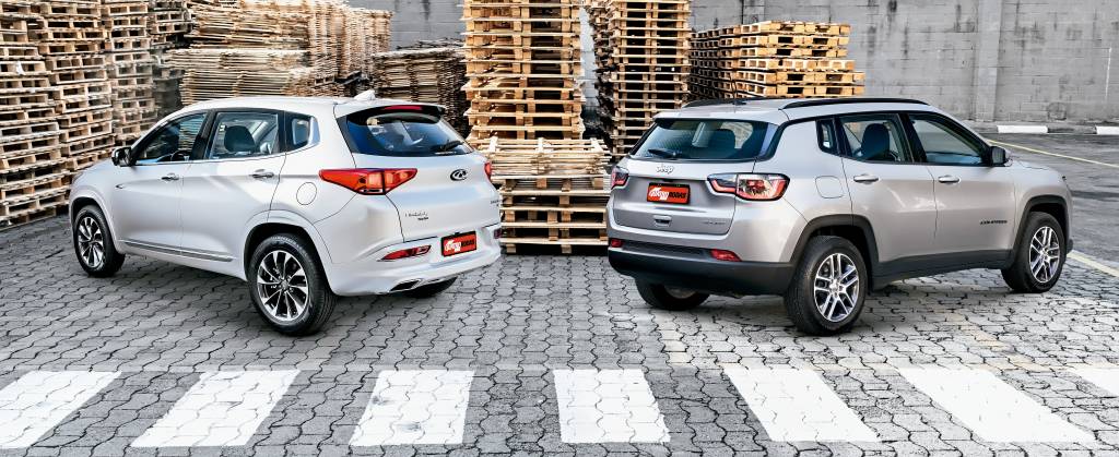 Comparativo Caoa Chery Tiggo 7 vs. Jeep Compass Comparativo Caoa Chery Tiggo 7 vs. Jeep Compass