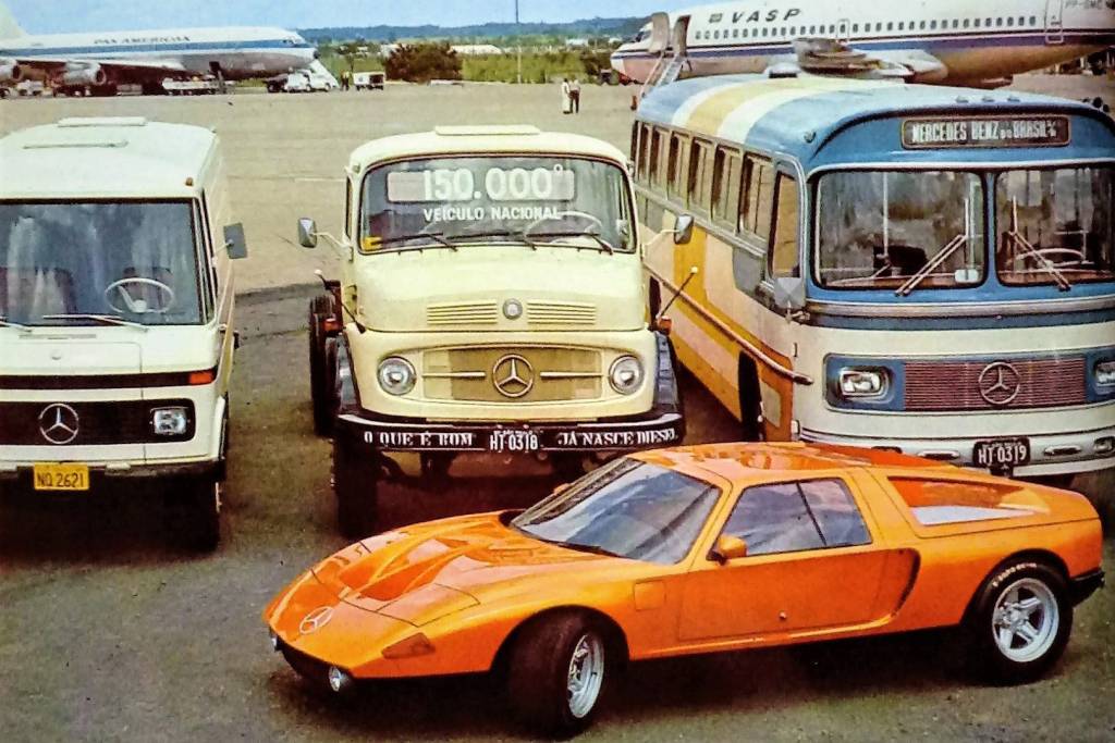 A feira que revelou ao Brasil a TV a cores, o VW SP2 e o Mercedes C-111