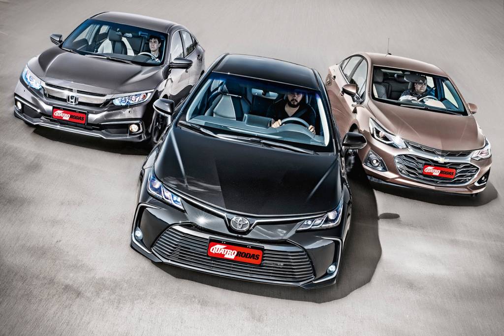 comparativo Toyota Corolla Honda Civic Chevrolet Cruze comparativo Toyota Corolla Honda Civic Chevrolet Cruze