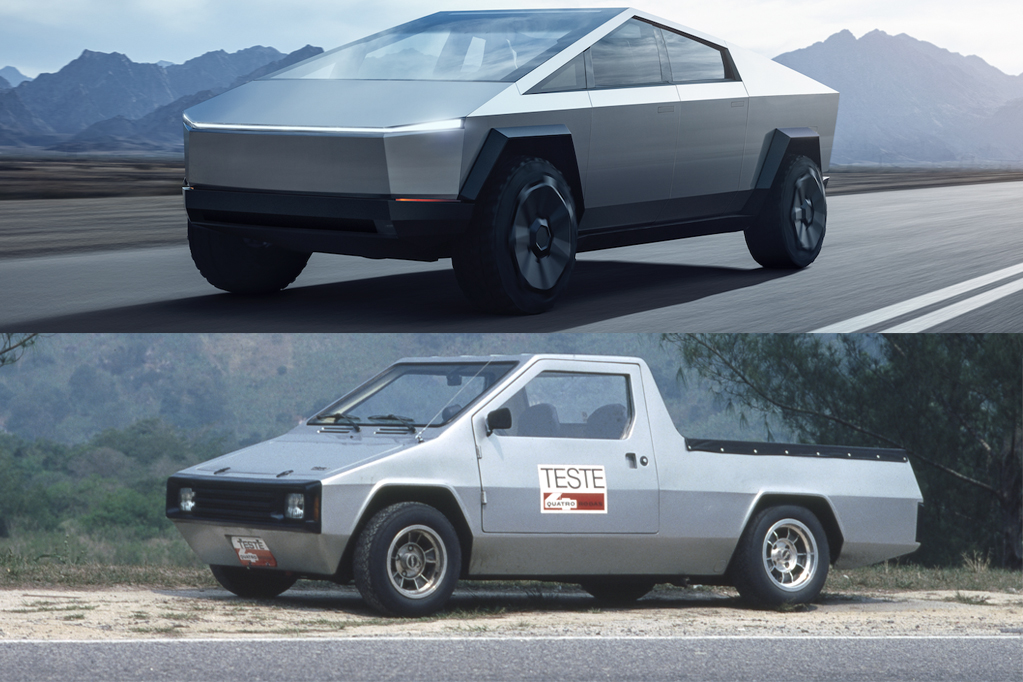 Comparativo Cybertruck e Formigão Comparativo Cybertruck e Formigão