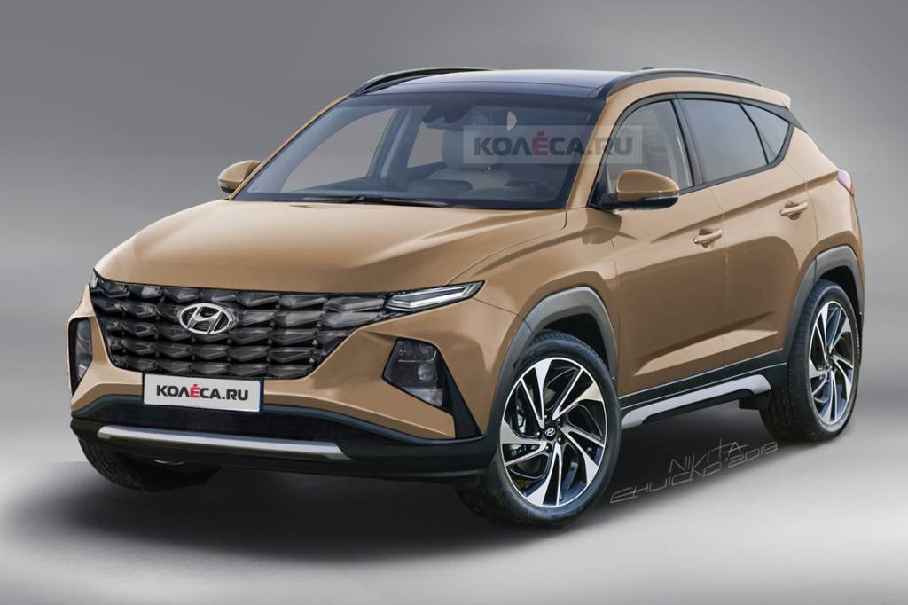 Hyundai Tucson projeção Hyundai Tucson projeção