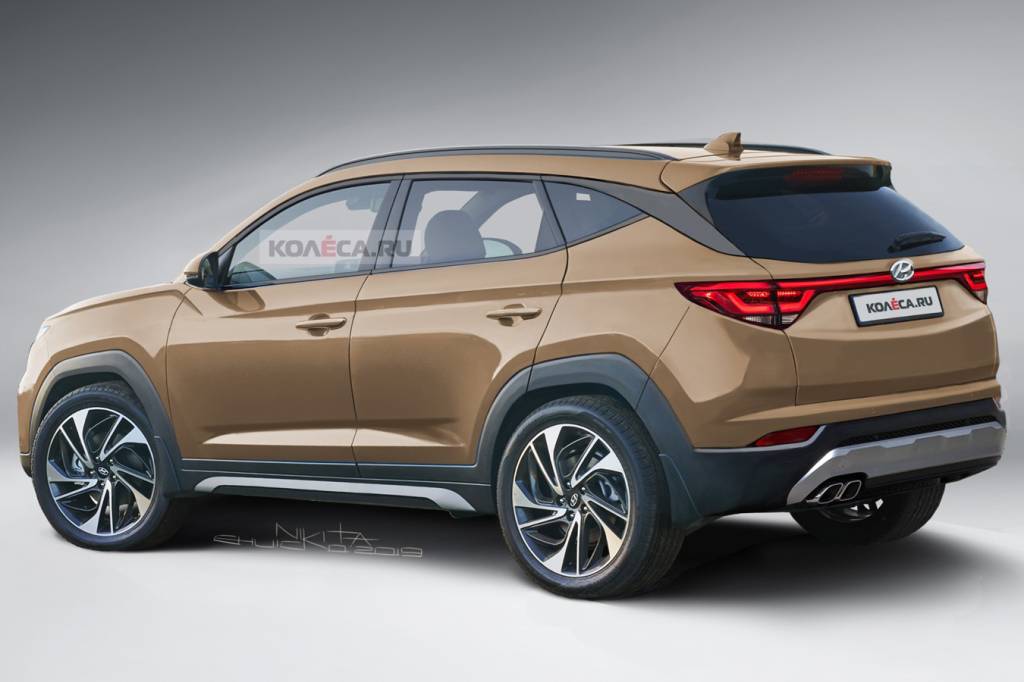 Hyundai Tucson projeção Hyundai Tucson projeção