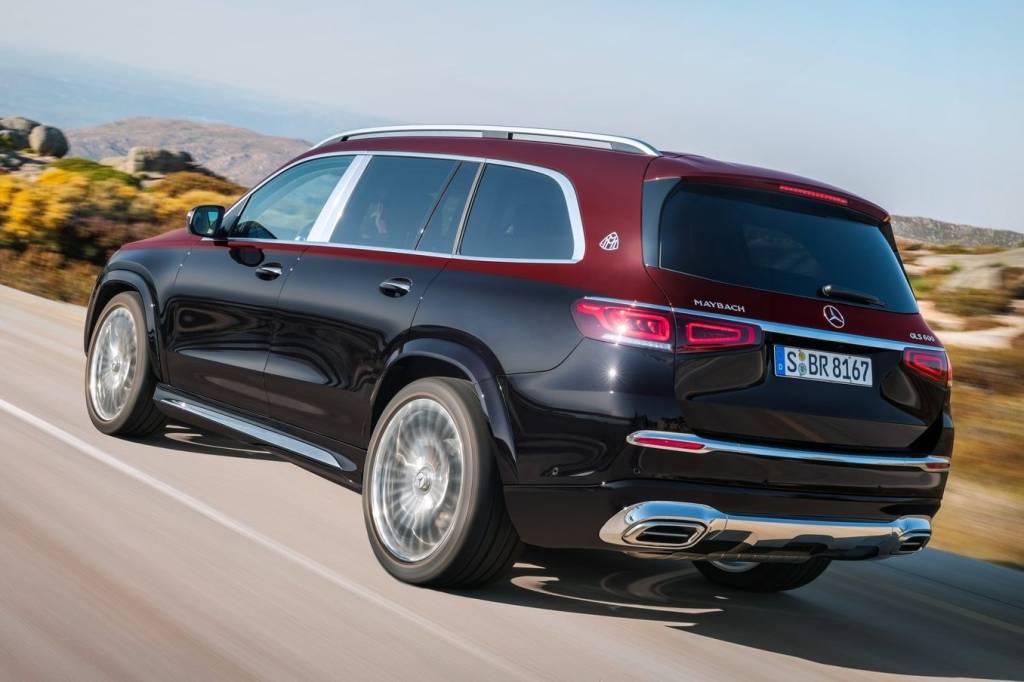 Mercedes-Maybach GLS 600 Traseira Movimento Mercedes-Maybach GLS 600 Traseira Movimento
