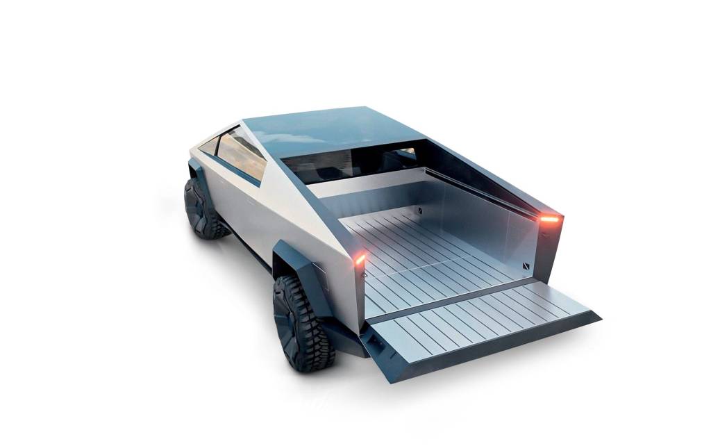 Tesla Cybertruck Dez carros cujo visual chocou o mundo tanto quanto a Tesla Cybertruck