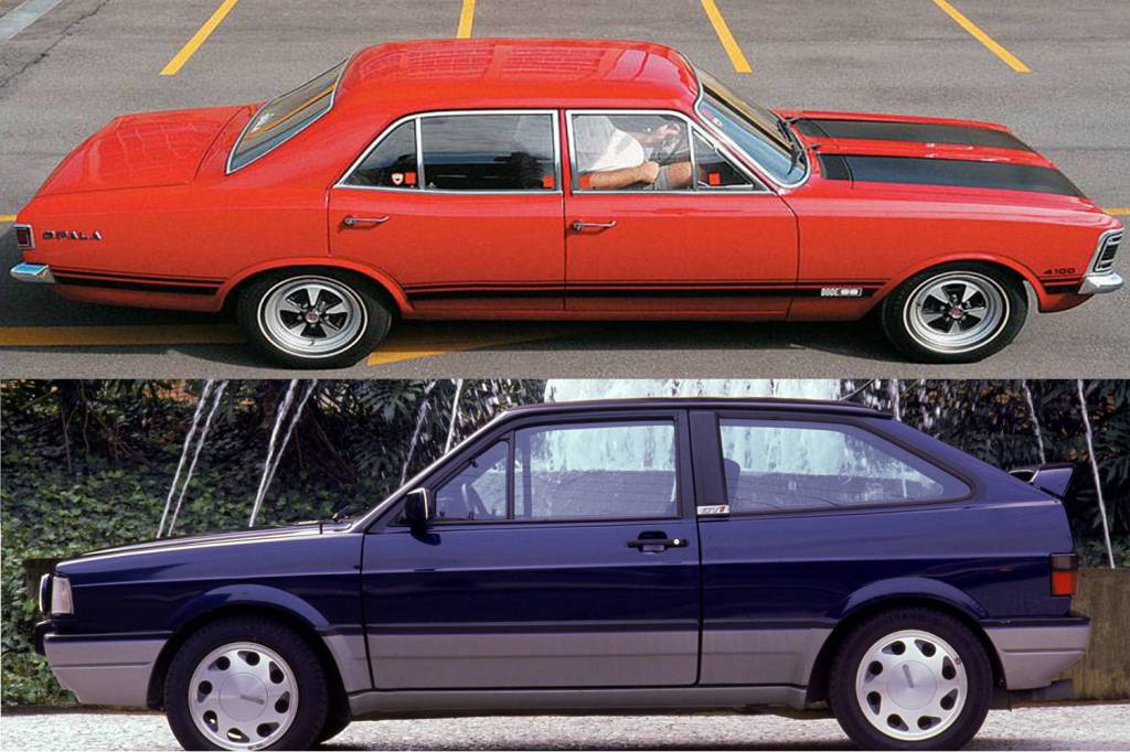 Opala SS x Gol GTi: duelo de ícones da indústria nacional