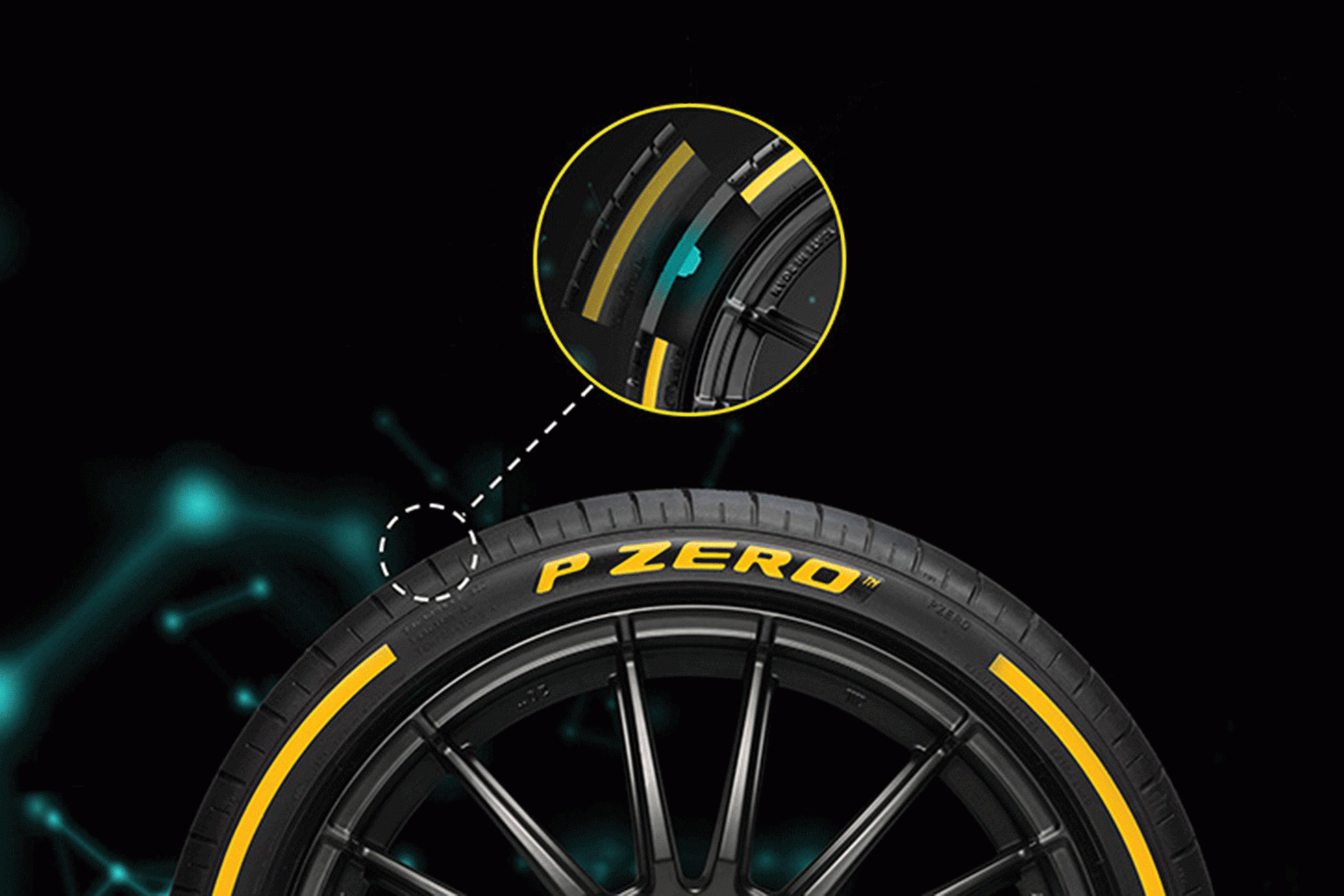 Pneu pirelli com sensor Pirelli Cyber Tyre