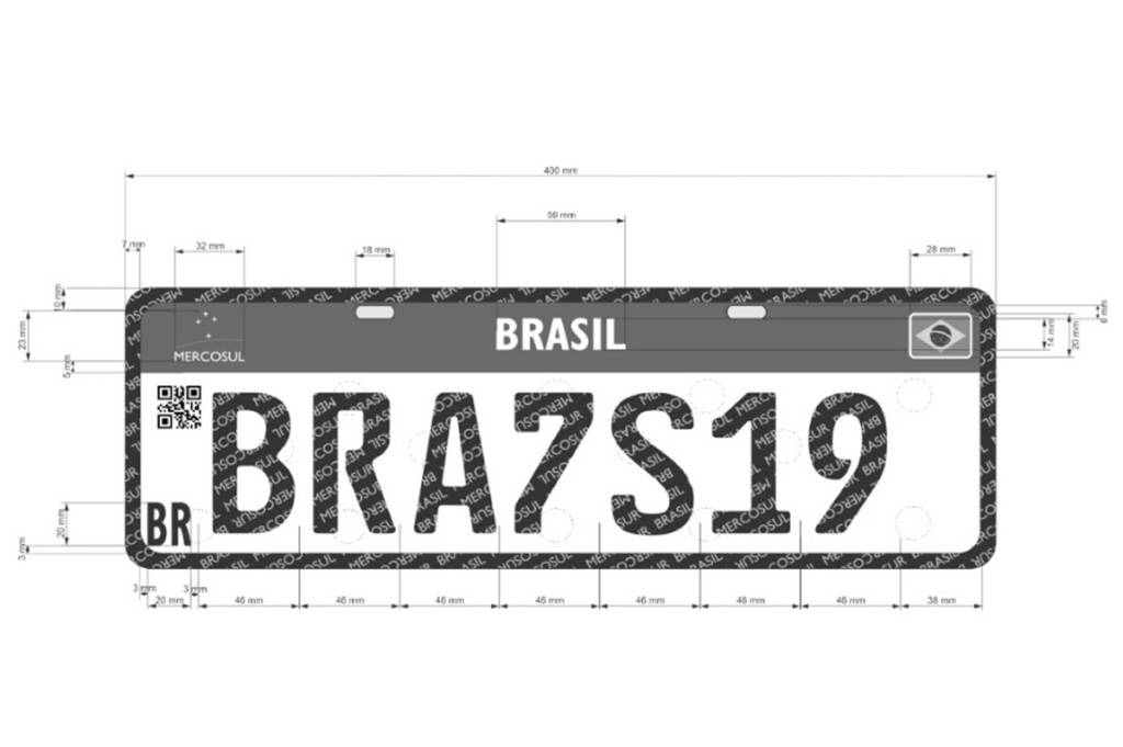 Placa Mercosul enfim será obrigatória em todo Brasil a partir de fevereiro