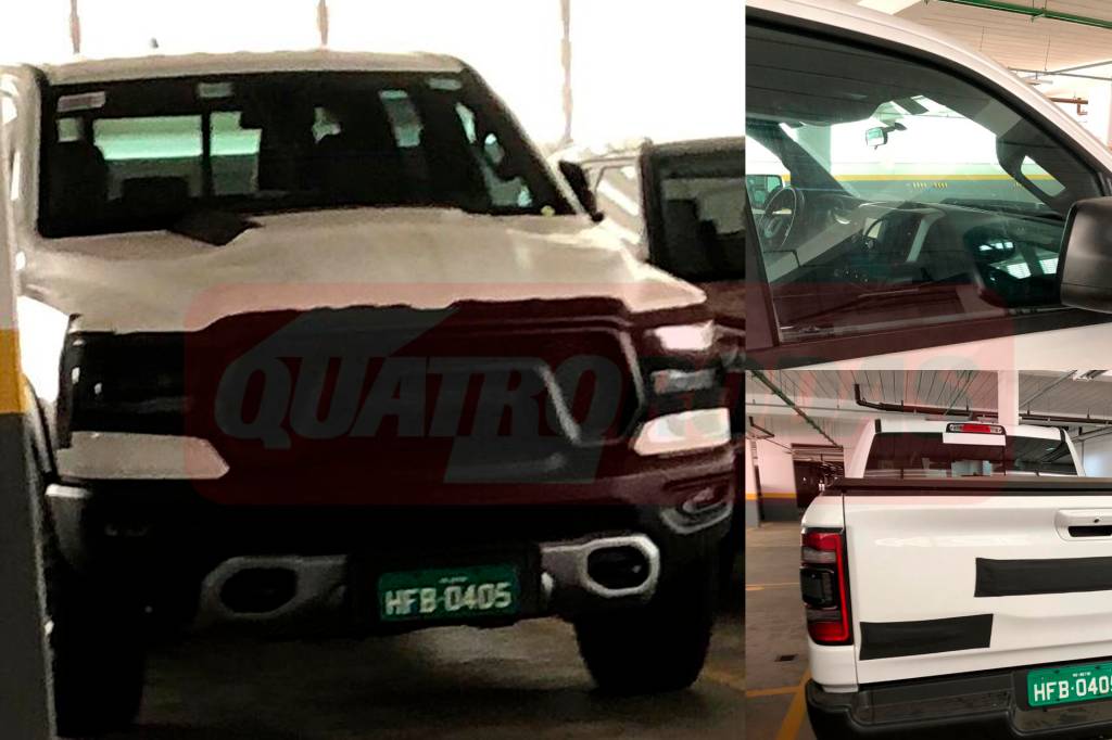 Flagra: Ram 1500 mostra visual e painel, e logo na versão mais invocada