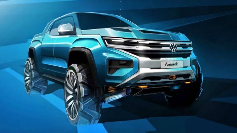 amarok-sketch Nova VW Amarok