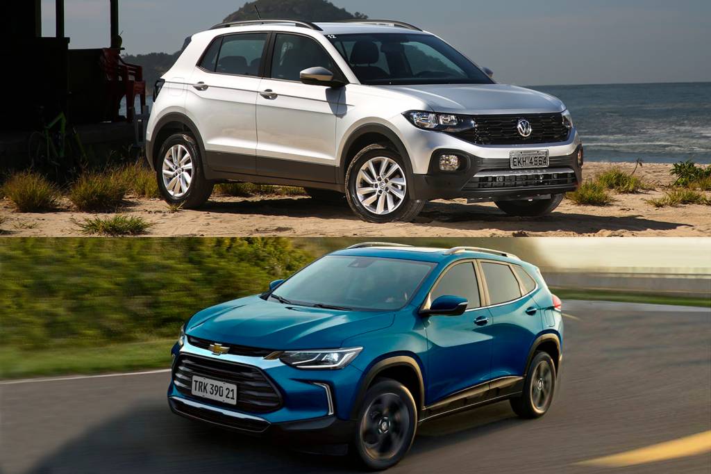 T-Cross e Tracker Novo Chevrolet Tracker não esconde: seu maior rival é o VW T-Cross