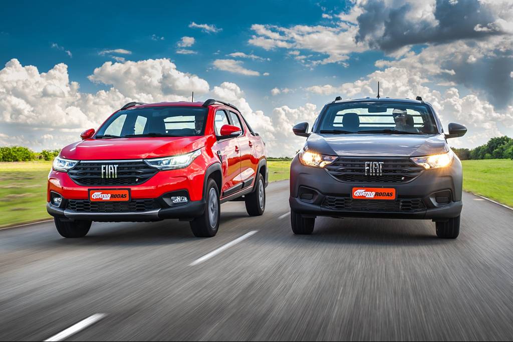 Novas Fiat Strada Volcano 1.3 cabine dupla e Endurance 1.4 cabine simples Mais vendidos de agosto: Strada passa Hyundai HB20 e assume vice-liderança