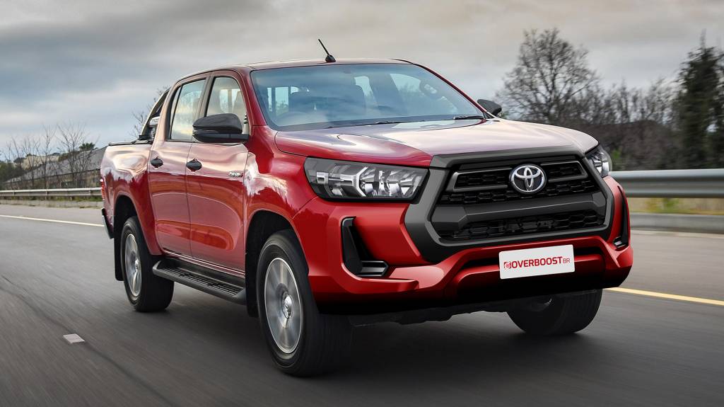 Nova Toyota Hilux projeção Nova Toyota Hilux projeção