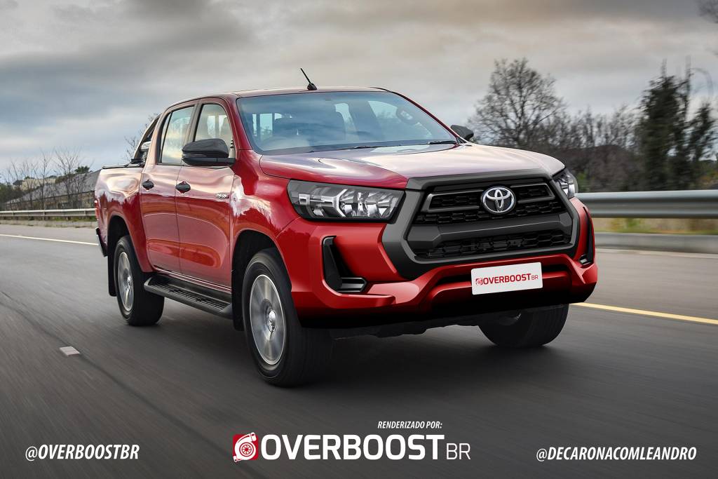 Nova Toyota Hilux: picape líder mudará visual e poderá até frear sozinha