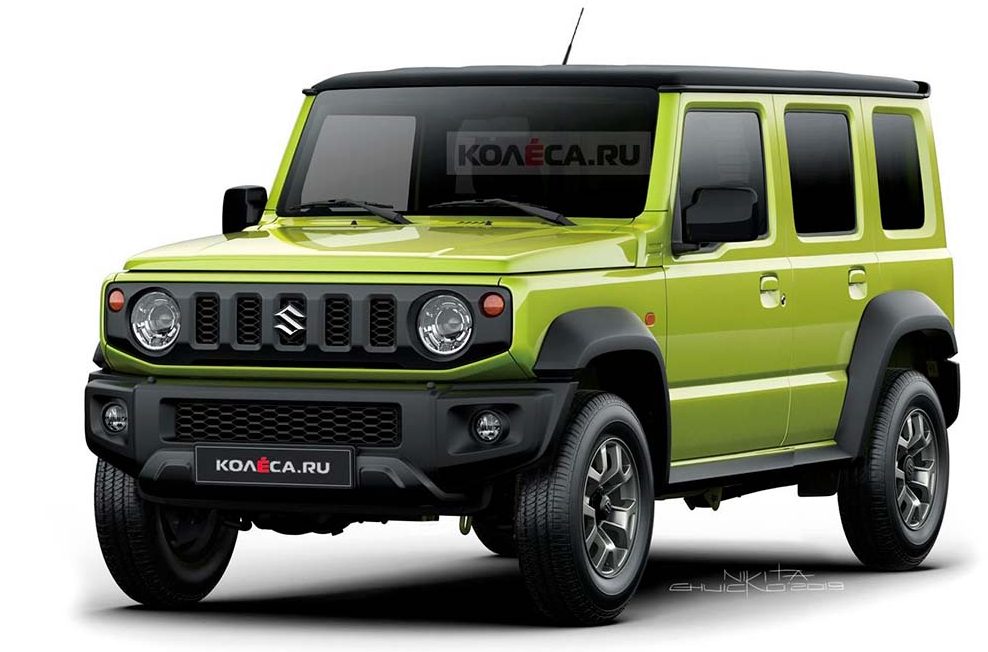 Suzuki prepara Jimny Sierra com quatro portas e porta-malas de verdade