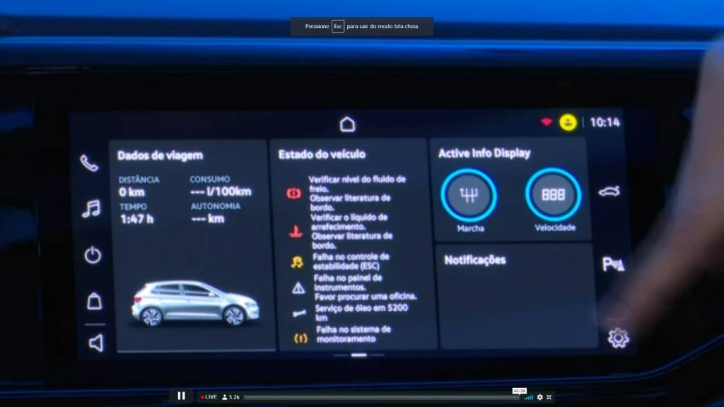 VW Play – central do VW Nivus VW Play – central do VW Nivus