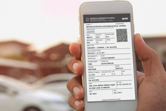 CRLV-e Documento digital do veículo enfim está disponível em todo o Brasil