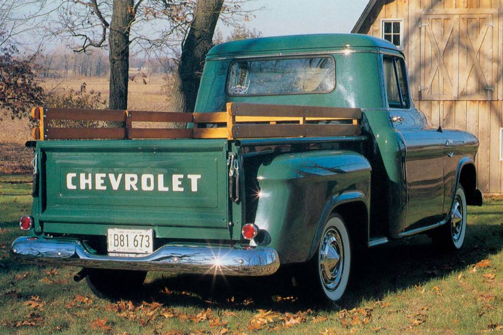 Chevrolet-3100-traseira-1955 Chevrolet-3100-traseira-1955
