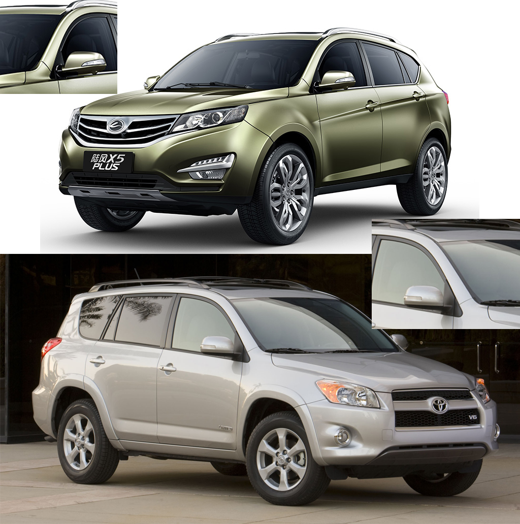 Comparação Landwind X5 e Toyota Rav4 Comparação Landwind X5 e Toyota Rav4