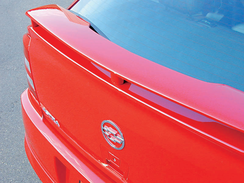 Detalhe da traseira do Astra GSi, da Chevrolet, modelo 2003. Detalhe da traseira do Astra GSi, da Chevrolet, modelo 2003.