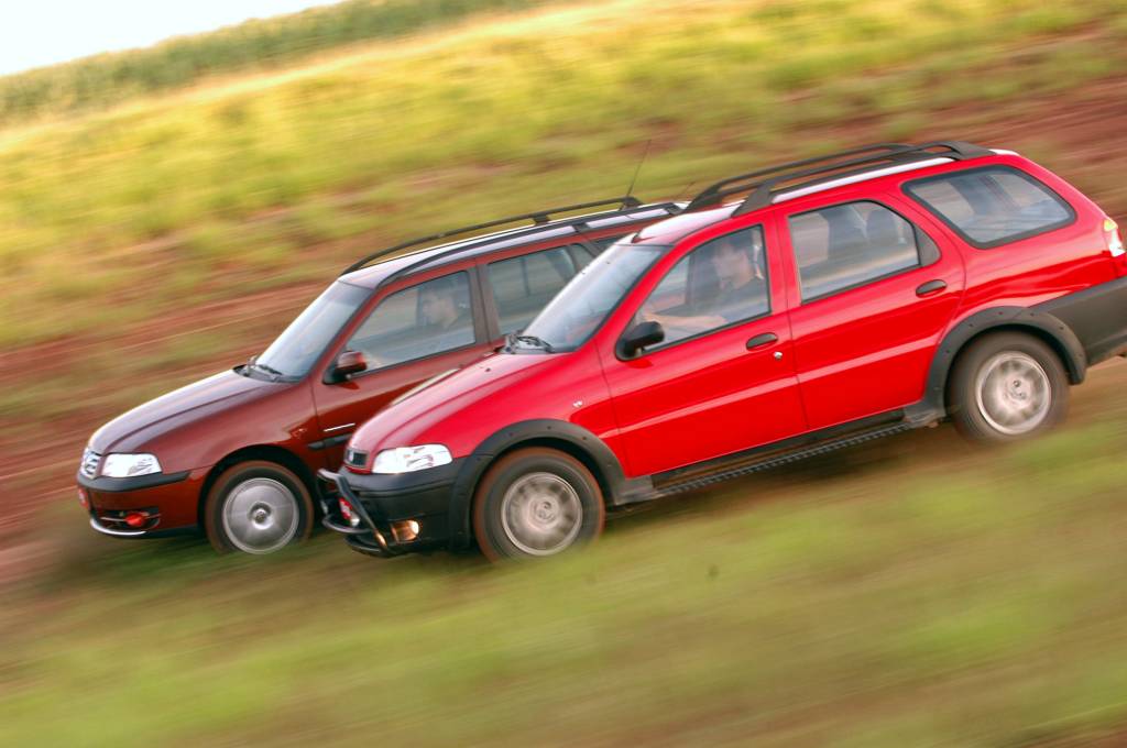 Teste comparativo entre os fora-de-estrada Fiat Palio Adventure 1.8 e Volkswagen_1 Teste comparativo entre os fora-de-estrada Fiat Palio Adventure 1.8 e Volkswagen_1