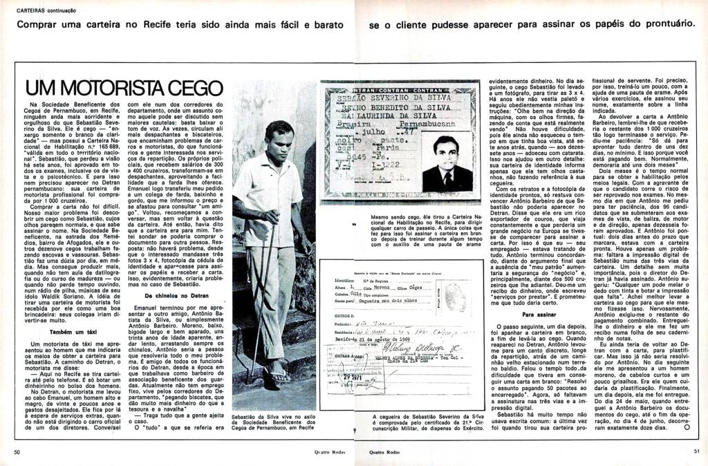 Reportagem – Cego tirou carta de motorista Reportagem – Cego tirou carta de motorista