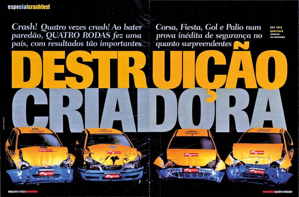Reportagem Crash-test Reportagem Crash-test
