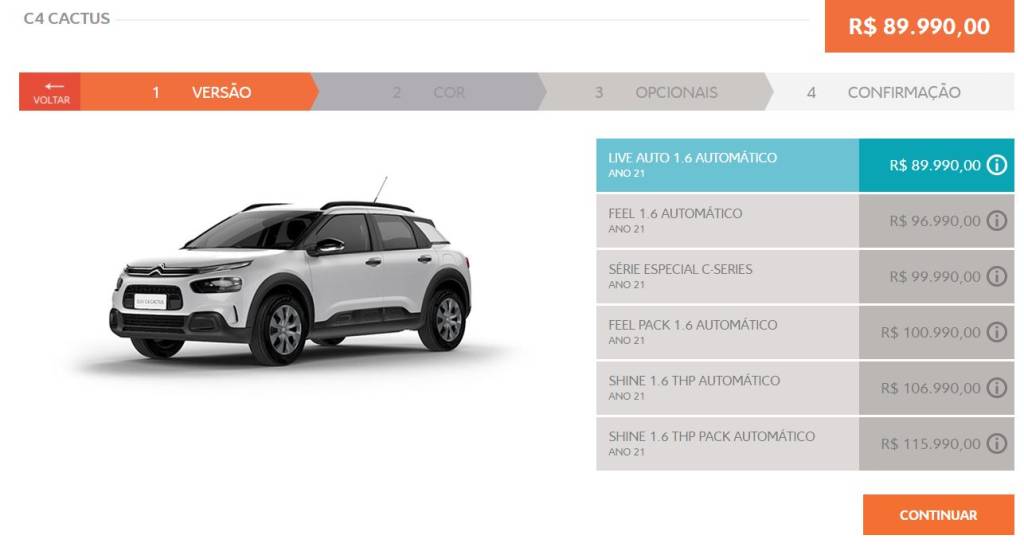 C4 Cactus versões C4 Cactus versões