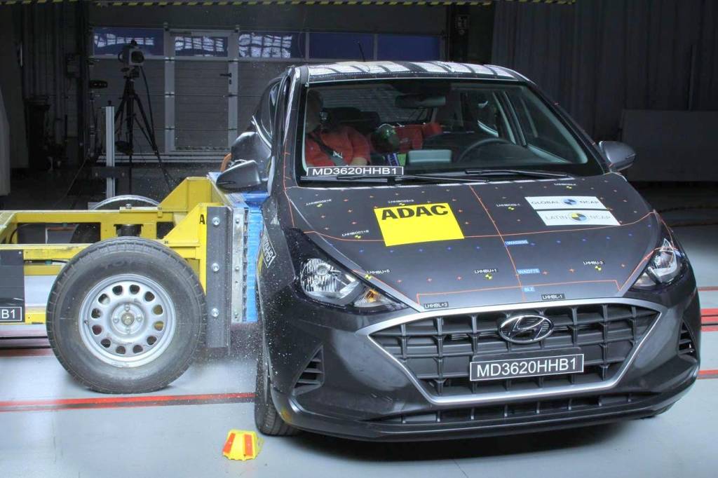Hyundai HB20 crash test 2020 uma estrela 1 (1) Hyundai vai investigar causas de vexame do HB20 em teste do Latin NCAP
