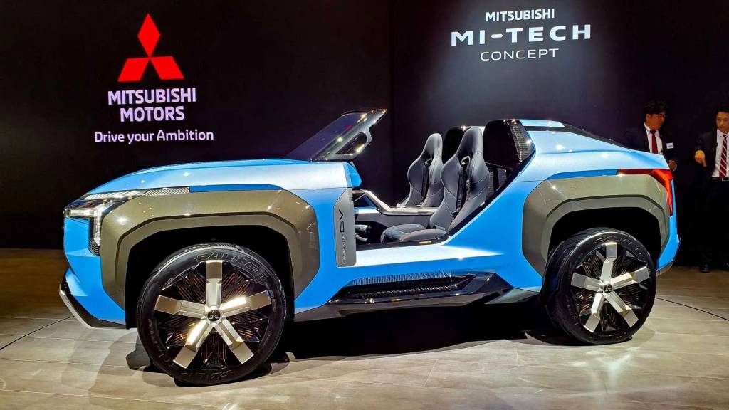 2019-mitsubishi-mi-tech-concept O simpático Mi-Tech abriu alas para a eletrificação dos Mitsubishi