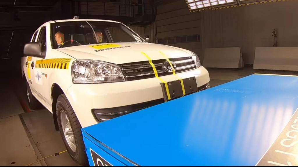 Steed 5 – Carro zera teste da Global NCAP Steed 5 Great Wall Motors