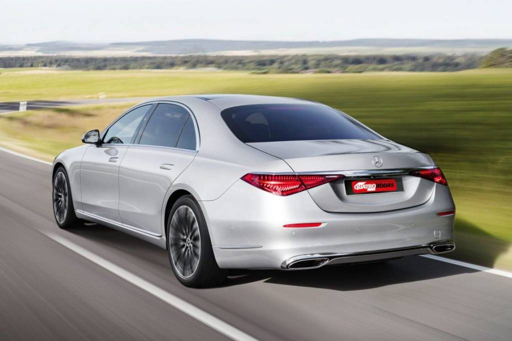 Mercedes-Benz S-Klasse, V 223, 2020 Mercedes-Benz S-Klasse, 2020, Outdoor, Fahraufnahme, Exterieur: Hightechsilber // Mercedes-Benz S-Class, 2020, outdoor, driving shot, exterior: hightech silver