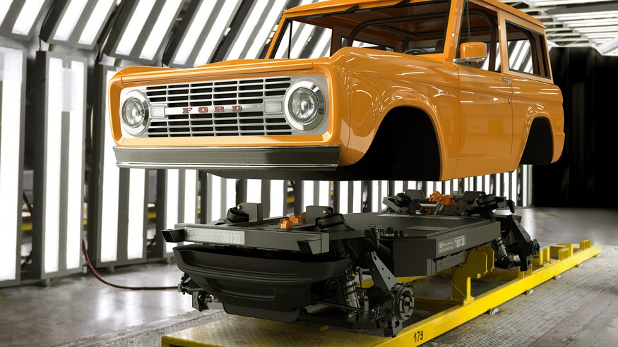 Plataforma modular transforma carros antigos em elétricos de 600 cv