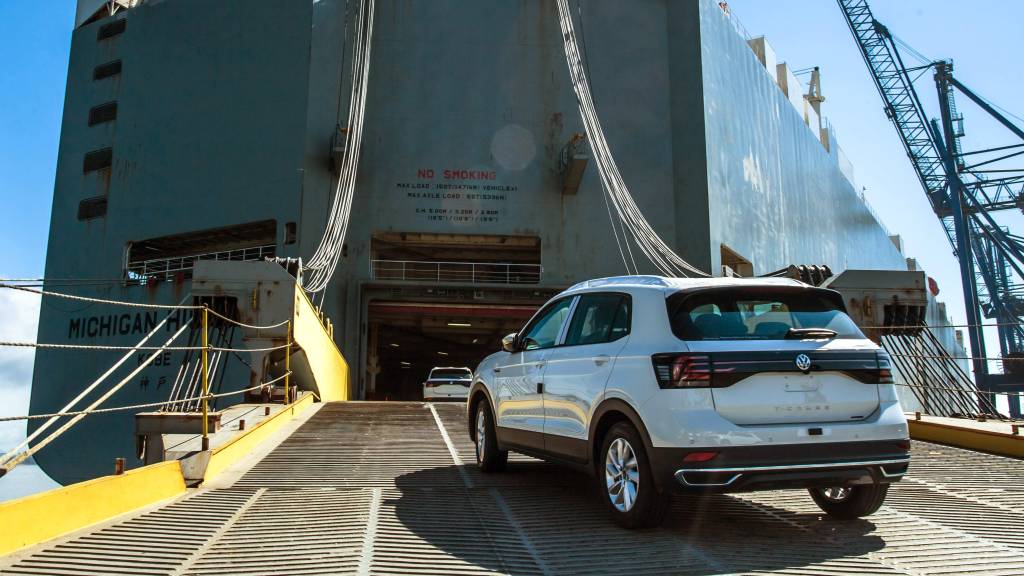 Exportação Volkswagen T-Cross Exportação Volkswagen T-Cross