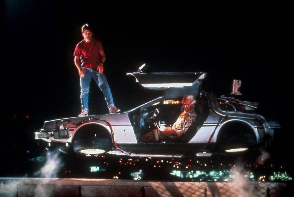 Delorean voador 1985 Delorean voador 1985