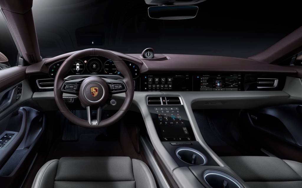 porsche taycan painel do taycan