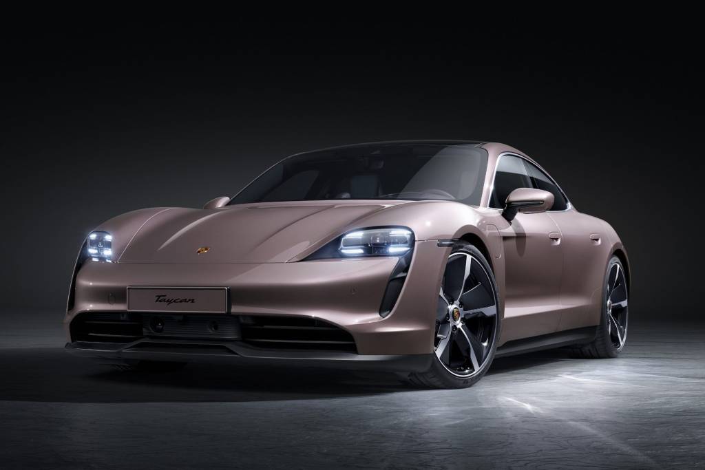 porsche taycan dianteira do taycan