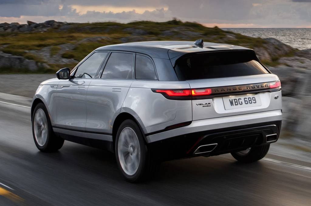 Range Rover Velar 2021 Traseira da nova Range Rover Velar 2021