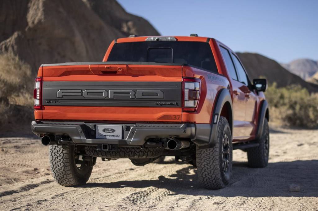 Traseira de Ford F-150 Raptor