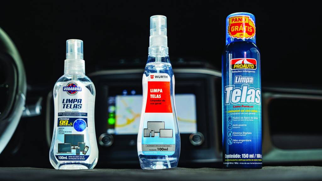 Teste do especialista 742: Limpa telas Limpa telas automotivo