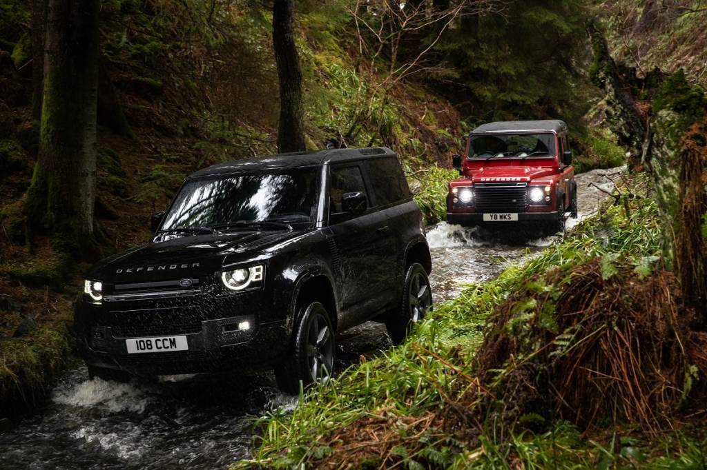 Land Rover Defender V8 Inspiração no passado é vital à Land Rover, que também não abre mão de inovar