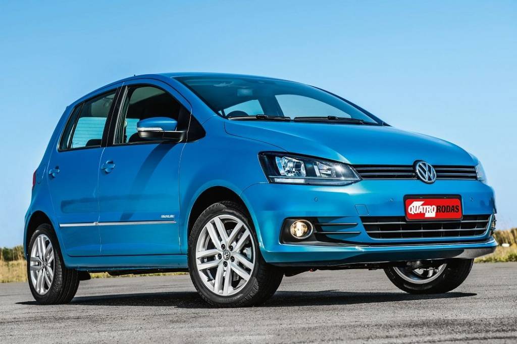 Volkswagen Fox (3a Geração) testado por QUATRO RODAS Versão Highline vem com motor 1.6 16V de 120 cv de potência (com etanol)