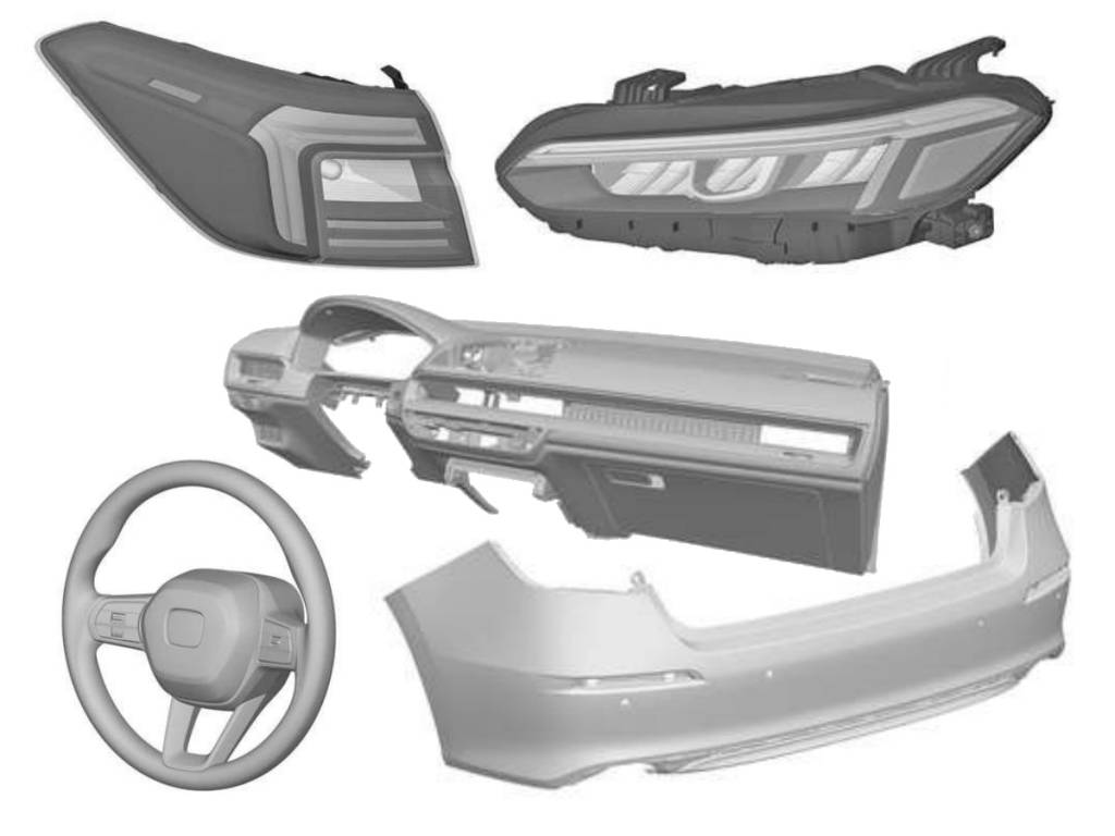 peças honda civic 2022 painel lanternas para choque faróis volante peças honda civic 2022 painel lanternas para choque faróis volante