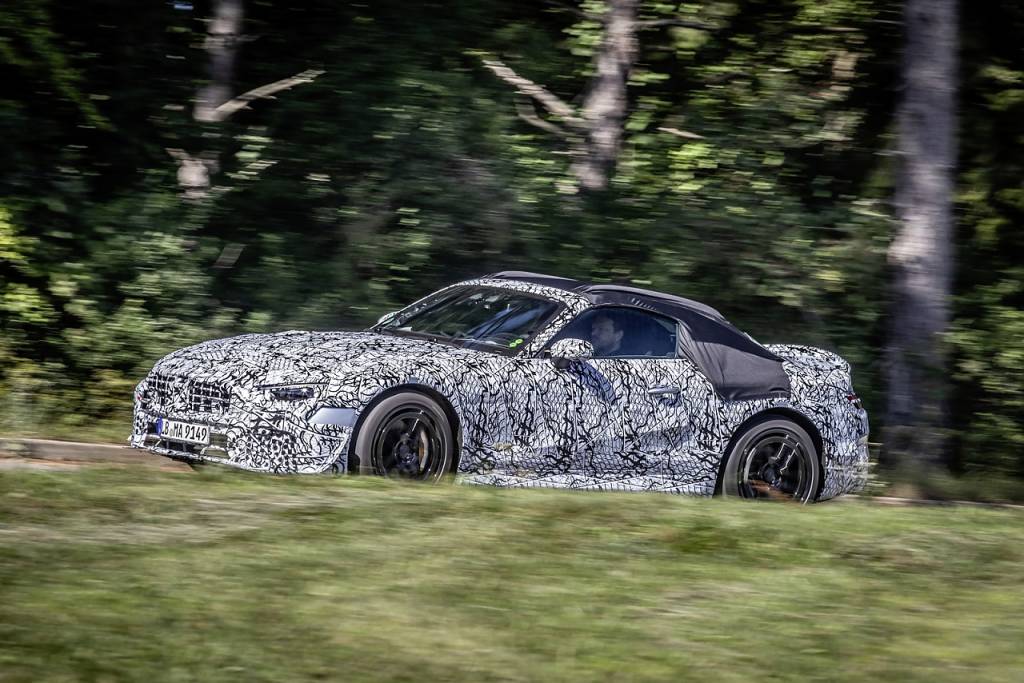 Erprobung Mercedes SL Generation R 232 (8) Mercedes SL