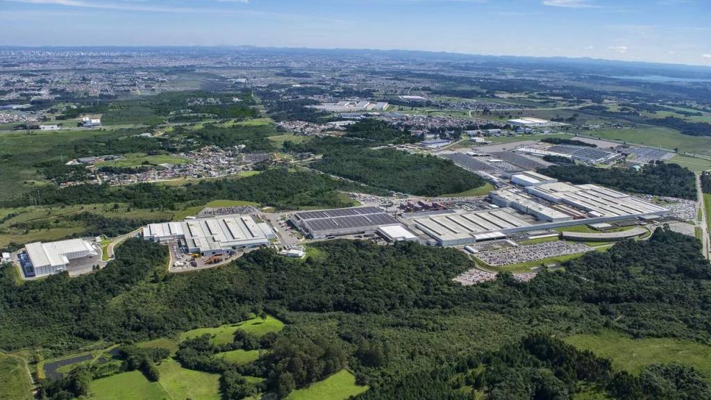 d494d24793 Vista aérea do complexo da Renault em São José dos Pinhais