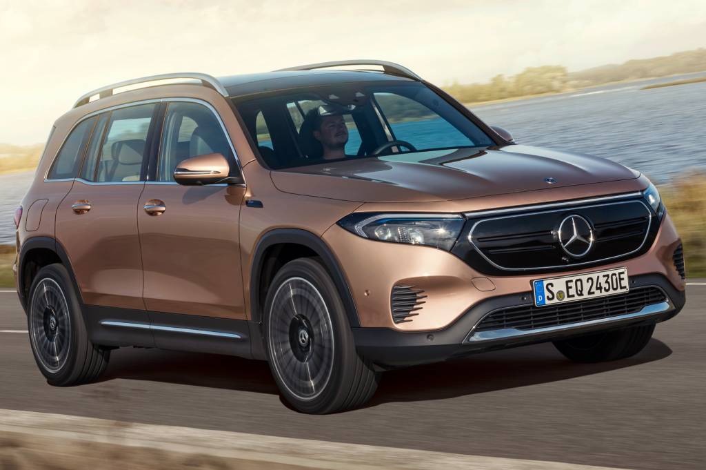 Mercedes-Benz EQB Com exceção dos motores elétricos, não há grandes mudanças em relação ao GLB